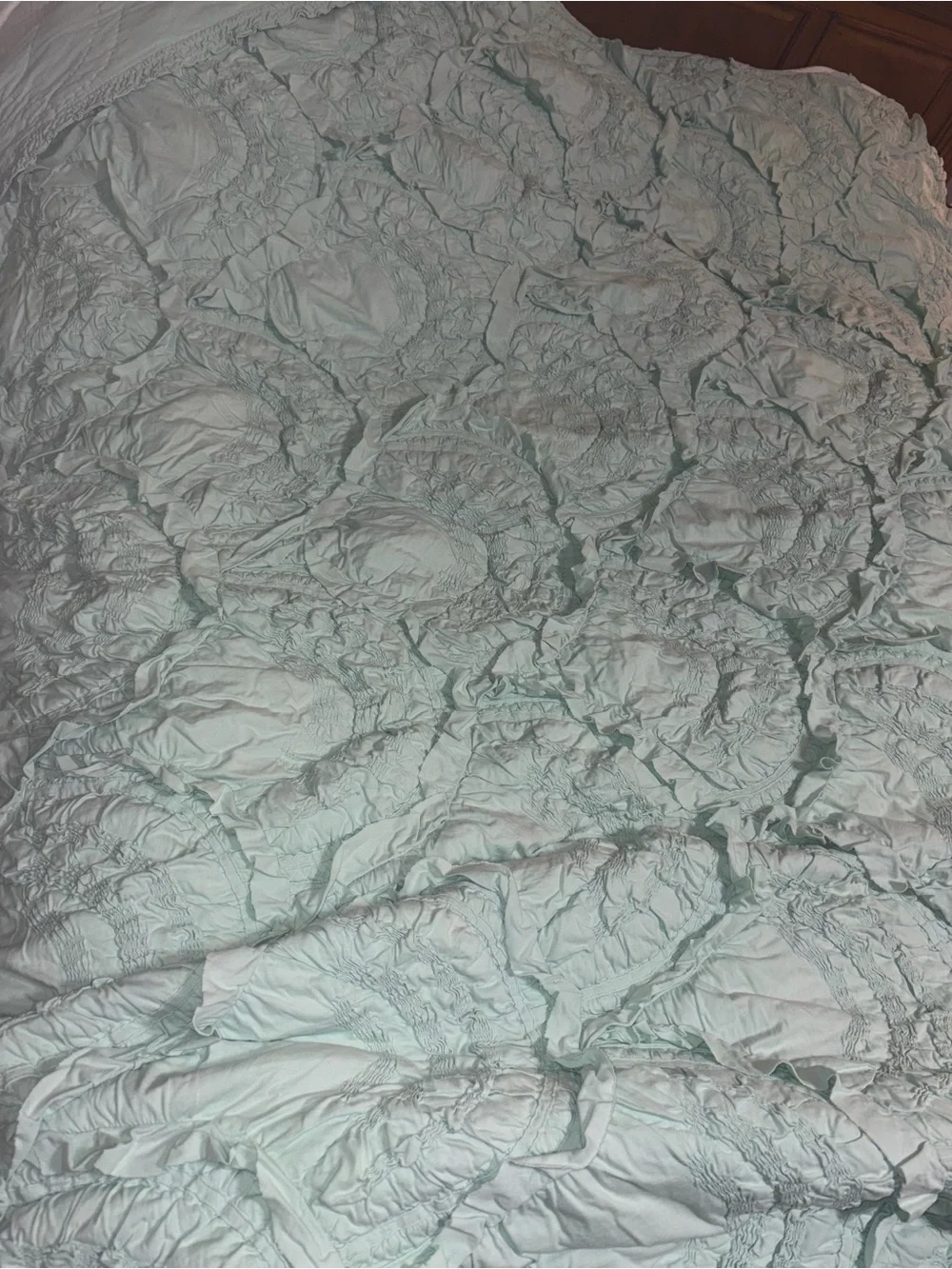 Rare HTF Anthropologie rivulets king quilt